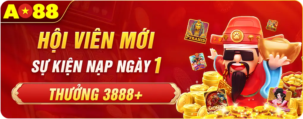 Nhà cái AO88 Khuyến mãi nạp đầu tặng +3.888k
